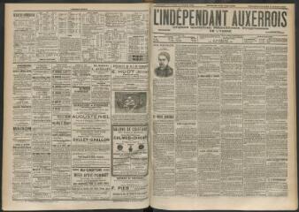 3 vues - L\'Indépendant auxerrois : organe quotidien républicain progressiste de l\'Yonne, n° 238, dimanche 12 octobre et lundi 13 octobre 1902 (ouvre la visionneuse)