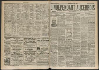 3 vues - L\'Indépendant auxerrois : organe quotidien républicain progressiste de l\'Yonne, n° 241, jeudi 16 octobre 1902 (ouvre la visionneuse)