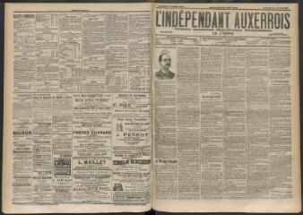 3 vues - L\'Indépendant auxerrois : organe quotidien républicain progressiste de l\'Yonne, n° 242, vendredi 17 octobre 1902 (ouvre la visionneuse)