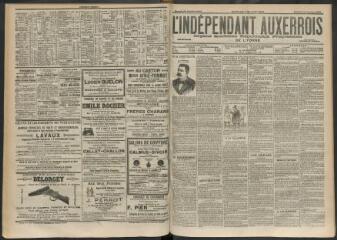 3 vues - L\'Indépendant auxerrois : organe quotidien républicain progressiste de l\'Yonne, n° 249, samedi 25 octobre 1902 (ouvre la visionneuse)