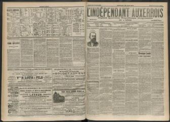 3 vues - L\'Indépendant auxerrois : organe quotidien républicain progressiste de l\'Yonne, n° 251, mardi 28 octobre 1902 (ouvre la visionneuse)