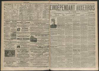 3 vues - L\'Indépendant auxerrois : organe quotidien républicain progressiste de l\'Yonne, n° 256, mardi 4 novembre 1902 (ouvre la visionneuse)