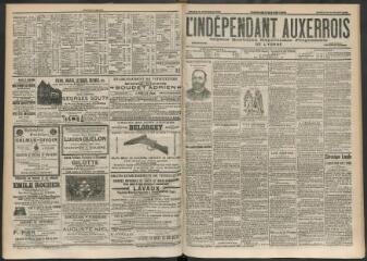 3 vues - L\'Indépendant auxerrois : organe quotidien républicain progressiste de l\'Yonne, n° 266, samedi 15 novembre 1902 (ouvre la visionneuse)