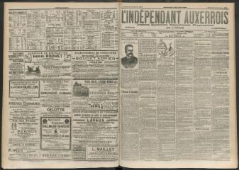 3 vues - L\'Indépendant auxerrois : organe quotidien républicain progressiste de l\'Yonne, n° 268, mardi 18 novembre 1902 (ouvre la visionneuse)