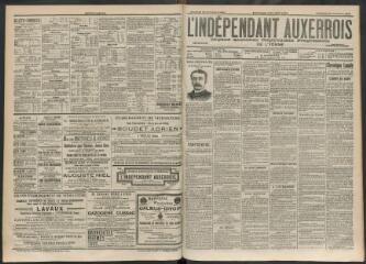 3 vues - L\'Indépendant auxerrois : organe quotidien républicain progressiste de l\'Yonne, n° 277, vendredi 28 novembre 1902 (ouvre la visionneuse)