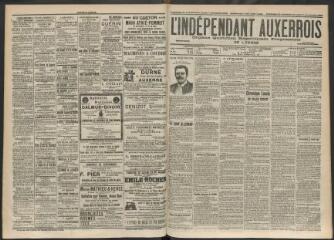 3 vues - L\'Indépendant auxerrois : organe quotidien républicain progressiste de l\'Yonne, n° 279, dimanche 30 novembre et lundi 1 décembre 1902 (ouvre la visionneuse)