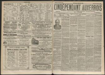3 vues - L\'Indépendant auxerrois : organe quotidien républicain progressiste de l\'Yonne, n° 286, mardi 9 décembre 1902 (ouvre la visionneuse)