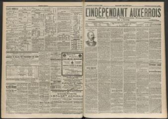 3 vues - L\'Indépendant auxerrois : organe quotidien républicain progressiste de l\'Yonne, n° 289, vendredi 12 décembre 1902 (ouvre la visionneuse)