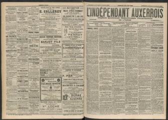 3 vues - L\'Indépendant auxerrois : organe quotidien républicain progressiste de l\'Yonne, n° 9, dimanche 11 janvier et lundi 12 janvier 1903 (ouvre la visionneuse)