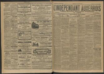 3 vues - L\'Indépendant auxerrois : organe quotidien républicain progressiste de l\'Yonne, n° 17, mercredi 21 janvier 1903 (ouvre la visionneuse)