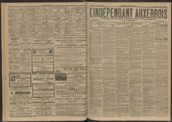 3 vues - L\'Indépendant auxerrois : organe quotidien républicain progressiste de l\'Yonne, n° 32, samedi 7 février 1903 (ouvre la visionneuse)