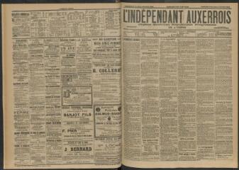 3 vues - L\'Indépendant auxerrois : organe quotidien républicain progressiste de l\'Yonne, n° 33, dimanche 8 février et lundi 9 février 1903 (ouvre la visionneuse)