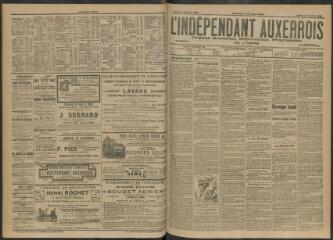 3 vues - L\'Indépendant auxerrois : organe quotidien républicain progressiste de l\'Yonne, n° 40, mardi 17 février 1903 (ouvre la visionneuse)