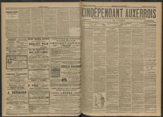 3 vues - L\'Indépendant auxerrois : organe quotidien républicain progressiste de l\'Yonne, n° 44, samedi 21 février 1903 (ouvre la visionneuse)