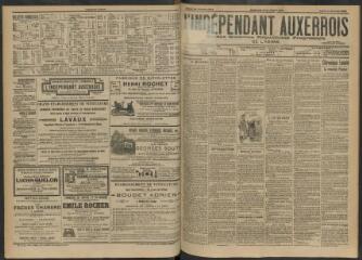 3 vues - L\'Indépendant auxerrois : organe quotidien républicain progressiste de l\'Yonne, n° 46, mardi 24 février 1903 (ouvre la visionneuse)