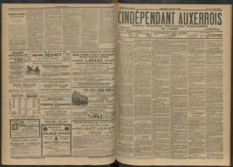 3 vues - L\'Indépendant auxerrois : organe quotidien républicain progressiste de l\'Yonne, n° 81, mardi 7 avril 1903 (ouvre la visionneuse)