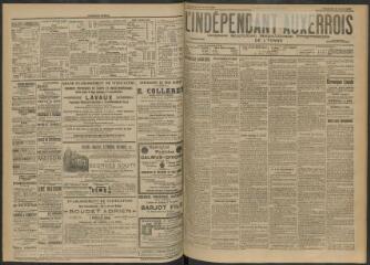 3 vues - L\'Indépendant auxerrois : organe quotidien républicain progressiste de l\'Yonne, n° 84, vendredi 10 avril 1903 (ouvre la visionneuse)