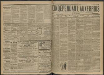 3 vues - L\'Indépendant auxerrois : organe quotidien républicain progressiste de l\'Yonne, n° 89, vendredi 17 avril 1903 (ouvre la visionneuse)