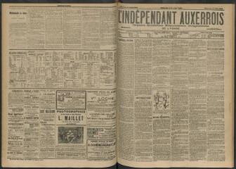 3 vues - L\'Indépendant auxerrois : organe quotidien républicain progressiste de l\'Yonne, n° 99, mercredi 29 avril 1903 (ouvre la visionneuse)