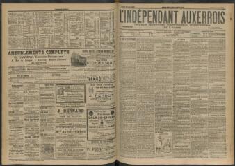 3 vues - L\'Indépendant auxerrois : organe quotidien républicain progressiste de l\'Yonne, n° 128, jeudi 4 juin 1903 (ouvre la visionneuse)