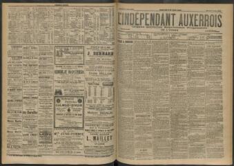3 vues - L\'Indépendant auxerrois : organe quotidien républicain progressiste de l\'Yonne, n° 130, samedi 6 juin 1903 (ouvre la visionneuse)