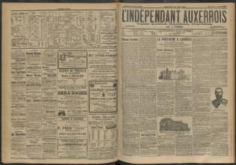 3 vues - L\'Indépendant auxerrois : organe quotidien républicain progressiste de l\'Yonne, n° 157, mercredi 8 juillet 1903 (ouvre la visionneuse)