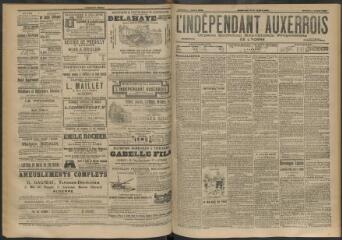 3 vues - L\'Indépendant auxerrois : organe quotidien républicain progressiste de l\'Yonne, n° 160, samedi 11 juillet 1903 (ouvre la visionneuse)