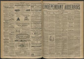3 vues - L\'Indépendant auxerrois : organe quotidien républicain progressiste de l\'Yonne, n° 165, samedi 18 juillet 1903 (ouvre la visionneuse)