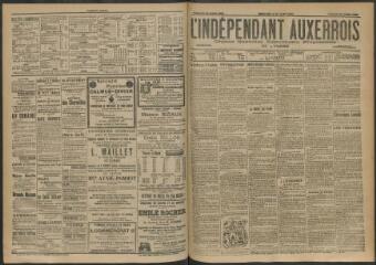 3 vues - L\'Indépendant auxerrois : organe quotidien républicain progressiste de l\'Yonne, n° 170, vendredi 24 juillet 1903 (ouvre la visionneuse)