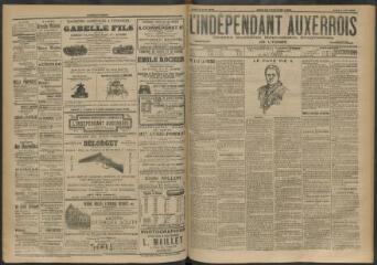 3 vues - L\'Indépendant auxerrois : organe quotidien républicain progressiste de l\'Yonne, n° 180, jeudi 6 août 1903 (ouvre la visionneuse)