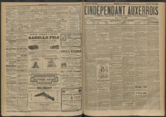 3 vues - L\'Indépendant auxerrois : organe quotidien républicain progressiste de l\'Yonne, n° 181, vendredi 7 août 1903 (ouvre la visionneuse)