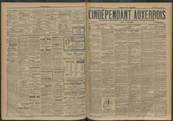 3 vues - L\'Indépendant auxerrois : organe quotidien républicain progressiste de l\'Yonne, n° 187, vendredi 14 août 1903 (ouvre la visionneuse)