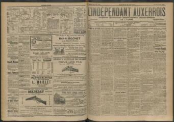 3 vues - L\'Indépendant auxerrois : organe quotidien républicain progressiste de l\'Yonne, n° 189, mardi 18 août 1903 (ouvre la visionneuse)