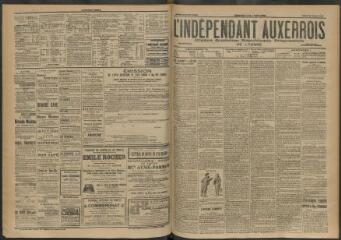 3 vues - L\'Indépendant auxerrois : organe quotidien républicain progressiste de l\'Yonne, n° 191, jeudi 20 août 1903 (ouvre la visionneuse)