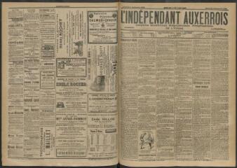 3 vues - L\'Indépendant auxerrois : organe quotidien républicain progressiste de l\'Yonne, n° 202, mercredi 2 septembre 1903 (ouvre la visionneuse)