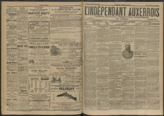3 vues - L\'Indépendant auxerrois : organe quotidien républicain progressiste de l\'Yonne, n° 203, jeudi 3 septembre 1903 (ouvre la visionneuse)