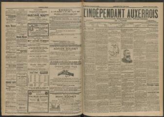 3 vues - L\'Indépendant auxerrois : organe quotidien républicain progressiste de l\'Yonne, n° 205, samedi 5 septembre 1903 (ouvre la visionneuse)