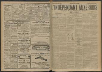 3 vues - L\'Indépendant auxerrois : organe républicain quotidien de l\'Yonne, n° 211, samedi 12 septembre 1903 (ouvre la visionneuse)