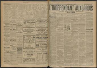 3 vues - L\'Indépendant auxerrois : organe républicain quotidien de l\'Yonne, n° 215, jeudi 17 septembre 1903 (ouvre la visionneuse)