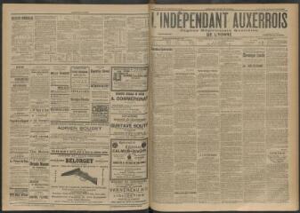 3 vues - L\'Indépendant auxerrois : organe républicain quotidien de l\'Yonne, n° 216, vendredi 18 septembre 1903 (ouvre la visionneuse)