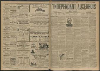 3 vues - L\'Indépendant auxerrois : organe républicain quotidien de l\'Yonne, n° 217, samedi 19 septembre 1903 (ouvre la visionneuse)