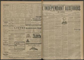 3 vues - L\'Indépendant auxerrois : organe républicain quotidien de l\'Yonne, n° 220, mercredi 23 septembre 1903 (ouvre la visionneuse)