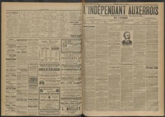 3 vues - L\'Indépendant auxerrois : organe républicain quotidien de l\'Yonne, n° 221, jeudi 24 septembre 1903 (ouvre la visionneuse)