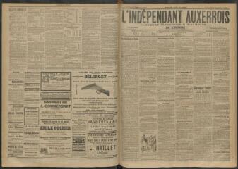 3 vues - L\'Indépendant auxerrois : organe républicain quotidien de l\'Yonne, n° 222, vendredi 25 septembre 1903 (ouvre la visionneuse)