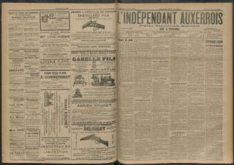 3 vues - L\'Indépendant auxerrois : organe républicain quotidien de l\'Yonne, n° 231, mardi 6 octobre 1903 (ouvre la visionneuse)