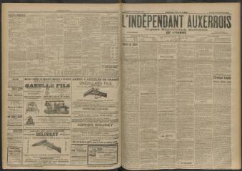 3 vues - L\'Indépendant auxerrois : organe républicain quotidien de l\'Yonne, n° 234, vendredi 9 octobre 1903 (ouvre la visionneuse)
