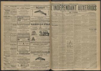 3 vues - L\'Indépendant auxerrois : organe républicain quotidien de l\'Yonne, n° 235, samedi 10 octobre 1903 (ouvre la visionneuse)