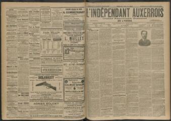 3 vues - L\'Indépendant auxerrois : organe républicain quotidien de l\'Yonne, n° 236, dimanche 11 octobre et lundi 12 octobre 1903 (ouvre la visionneuse)
