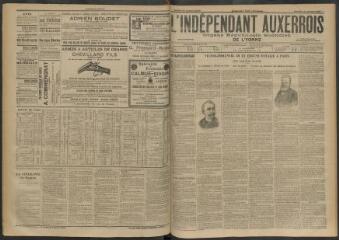 3 vues - L\'Indépendant auxerrois : organe républicain quotidien de l\'Yonne, n° 241, samedi 17 octobre 1903 (ouvre la visionneuse)
