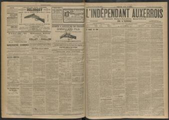 3 vues - L\'Indépendant auxerrois : organe républicain quotidien de l\'Yonne, n° 246, vendredi 23 octobre 1903 (ouvre la visionneuse)